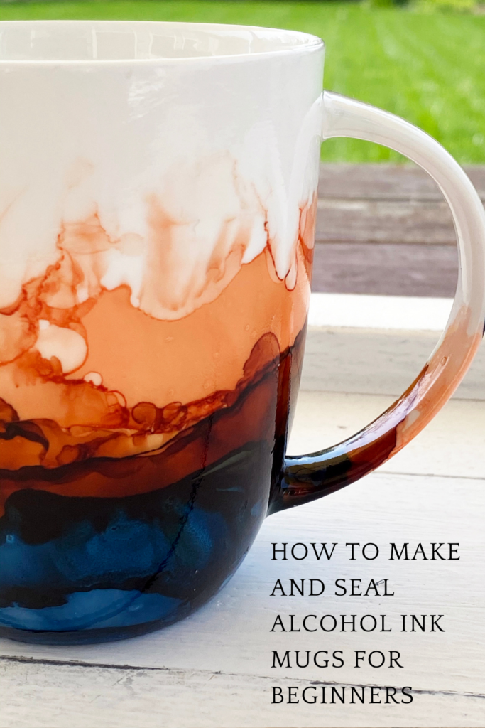 How to Create Alcohol Ink Art on Mugs For Beginners - Kimberly Cook Designs